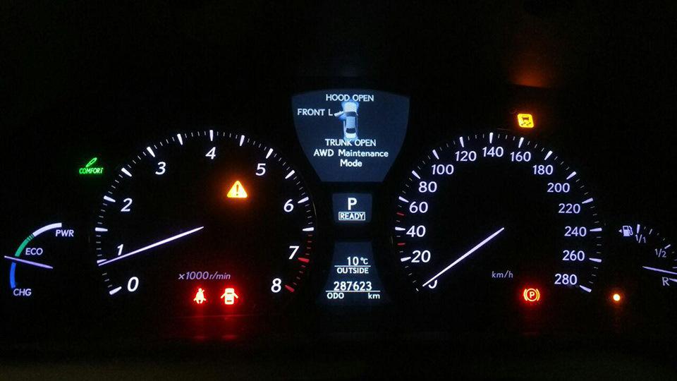 AWD Maintenance Mode — Lexus LS 600h